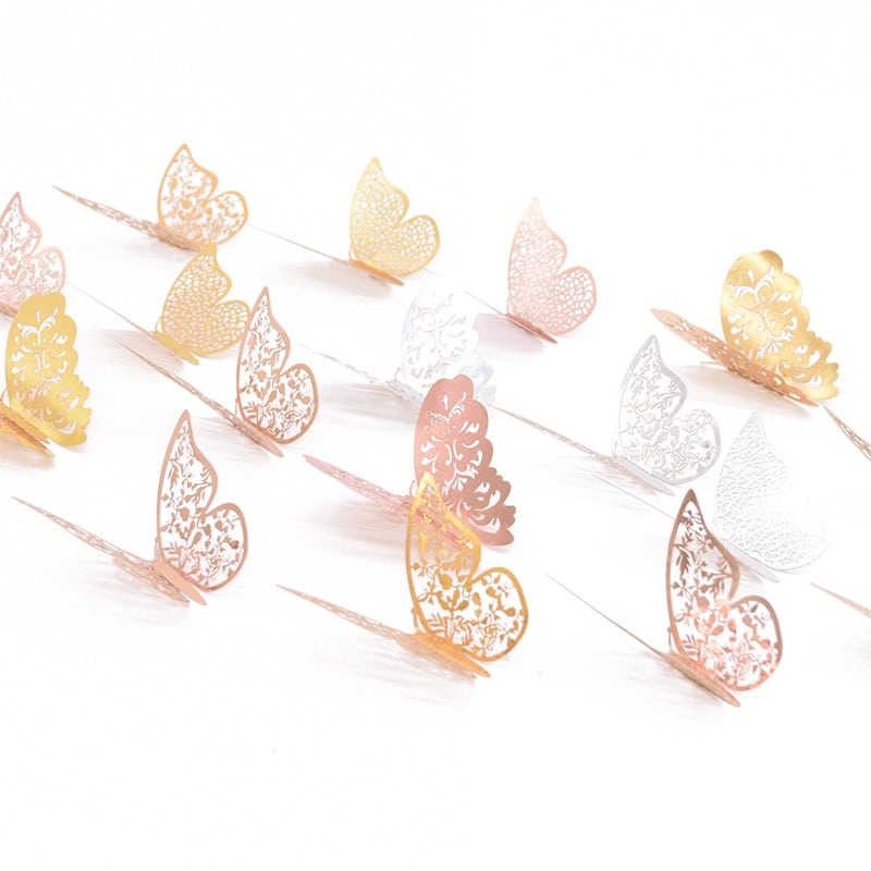 Stickers en forme de papillons en 3D - 12 Pièces_2