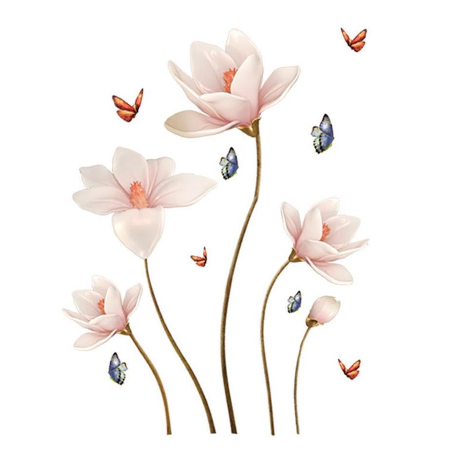 Wewoo - Sticker mural 3D Jardin Plante Fleur Papillon Stickers Muraux  Pépinière Salon Chambre Décor À La Maison - Décoration chambre enfant - Rue  du Commerce