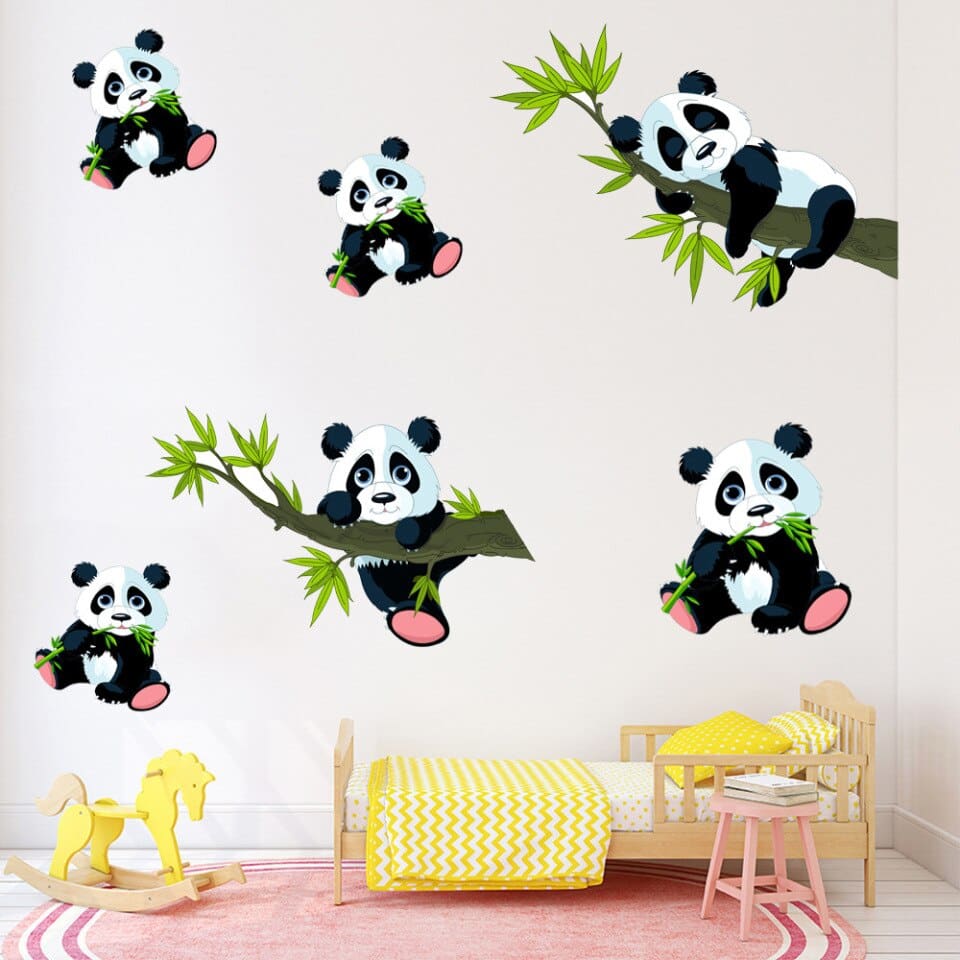 Stickers muraux Panda  58*40cm_1