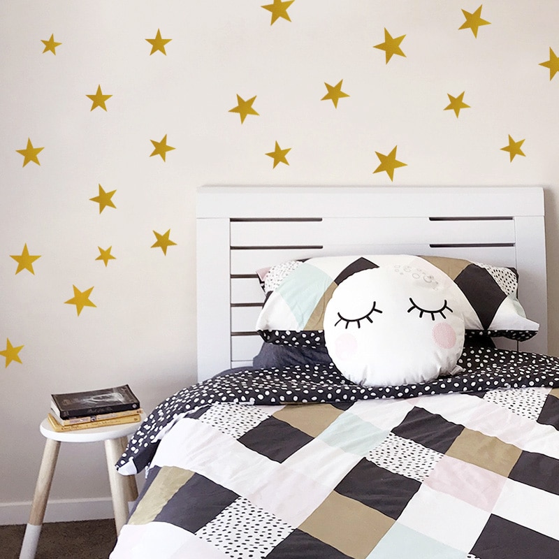 Stickers muraux étoiles pour chambre enfant (28 étoiles)_2