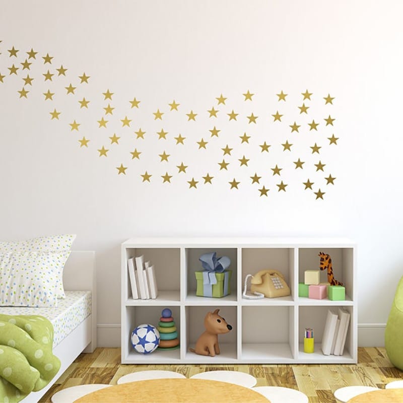 Stickers muraux étoiles pour chambre enfant (28 étoiles)_5