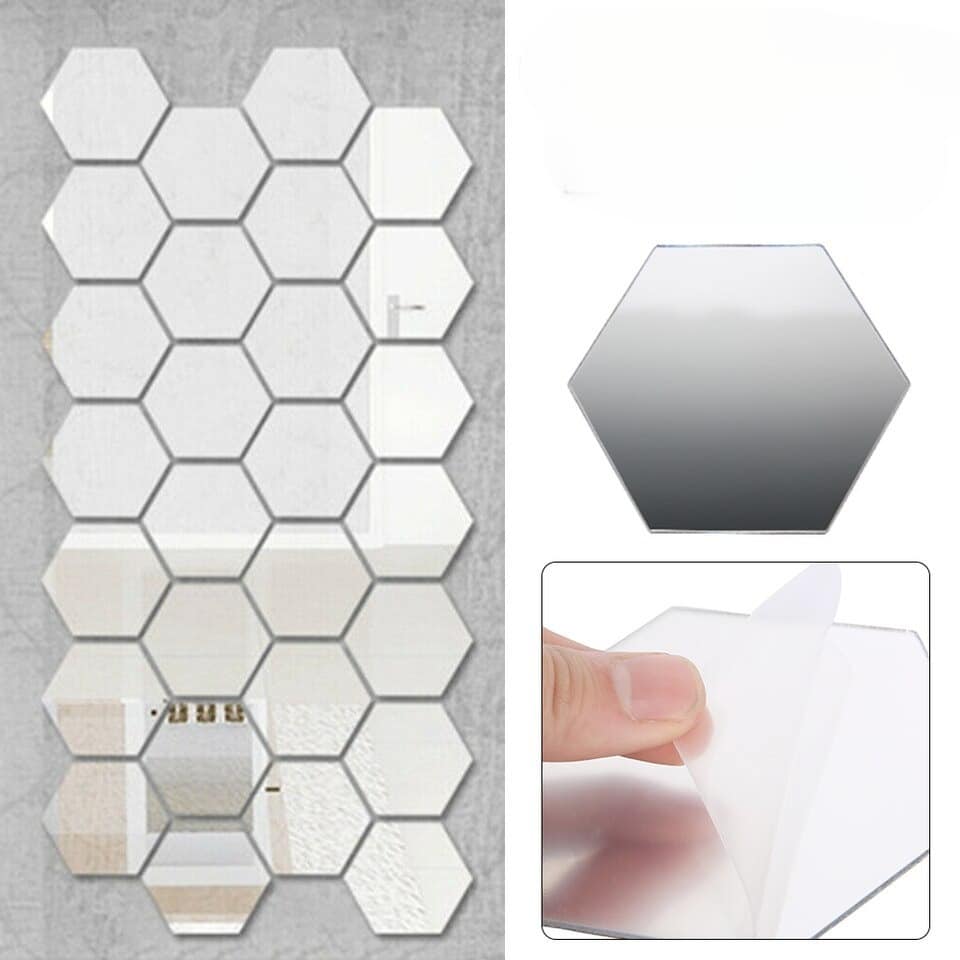Stickers miroirs hexagonaux_6