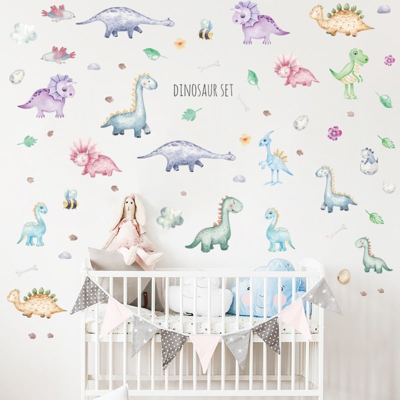 Stickers muraux dinosaure pour bébé_1