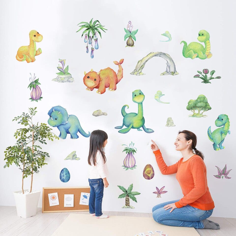 Stickers muraux dinosaures pour enfant_1