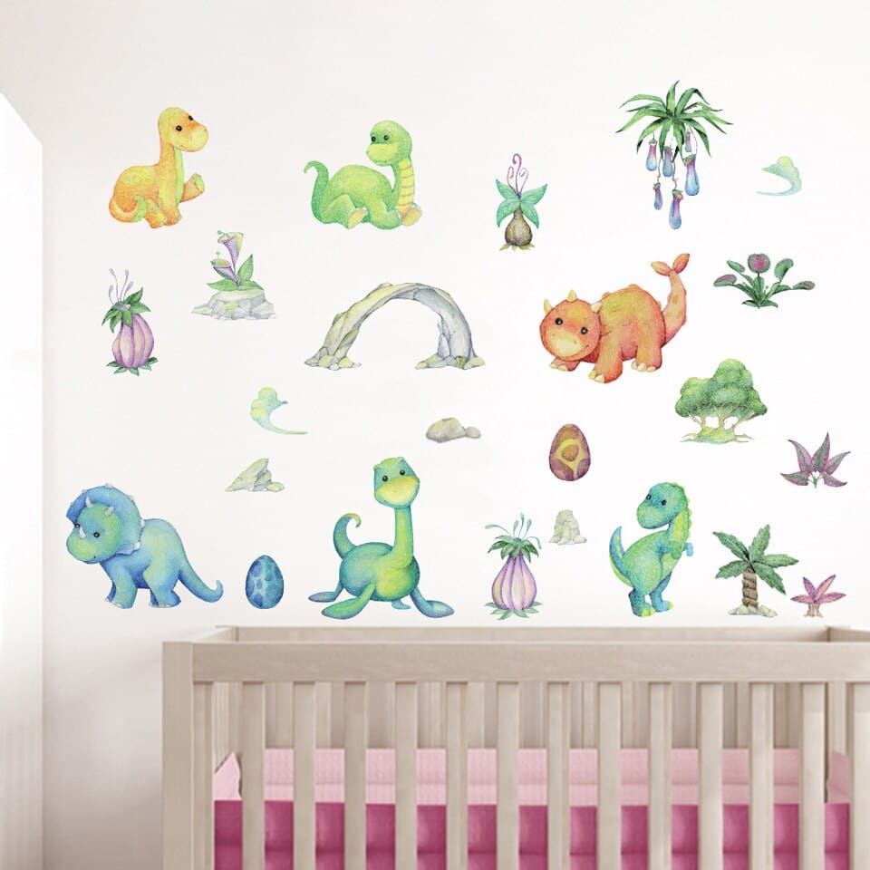 Stickers muraux dinosaures pour enfant_4