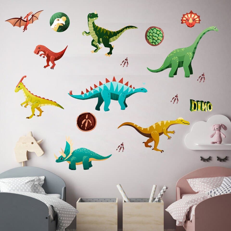 Collection de Stickers Dinosaure