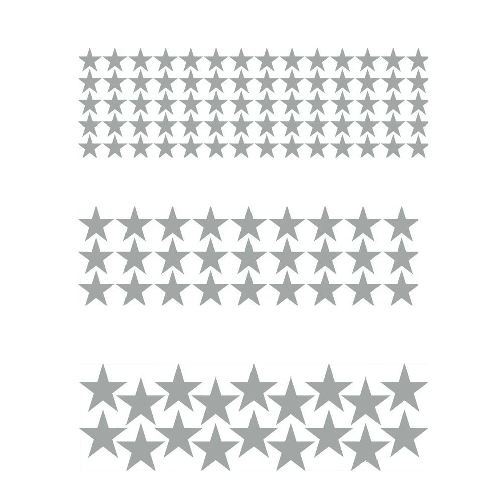 Stickers muraux étoiles pour chambre enfant (28 étoiles)